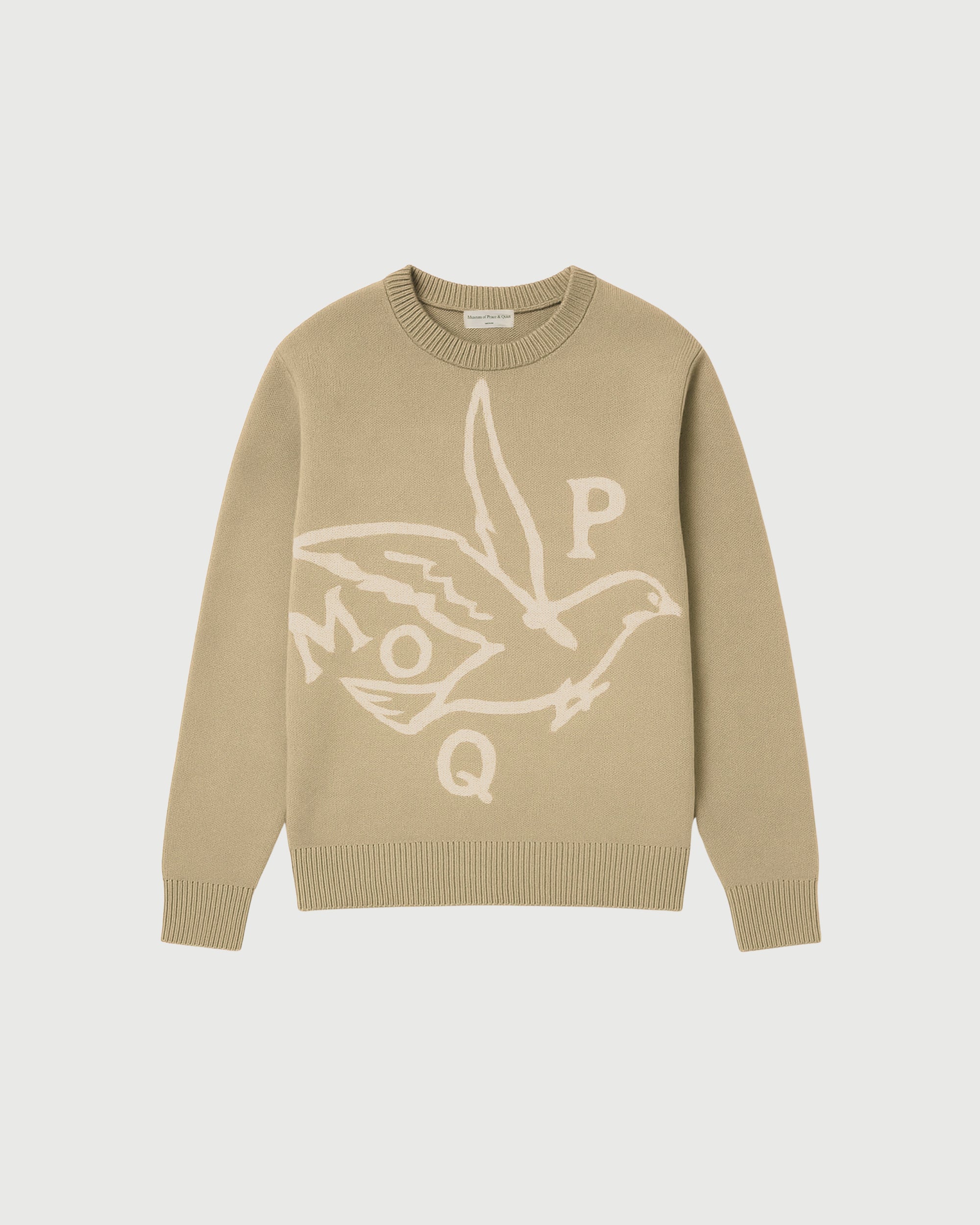 Flock Knit Sweater Tan