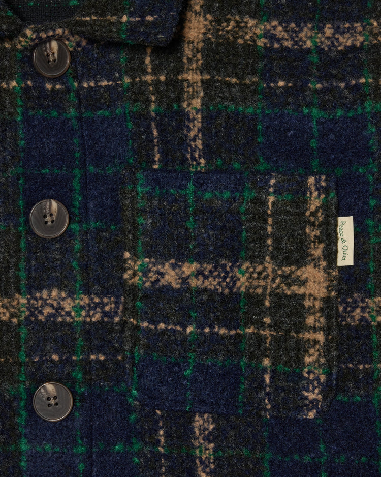 Chore Tweed Coat - Navy