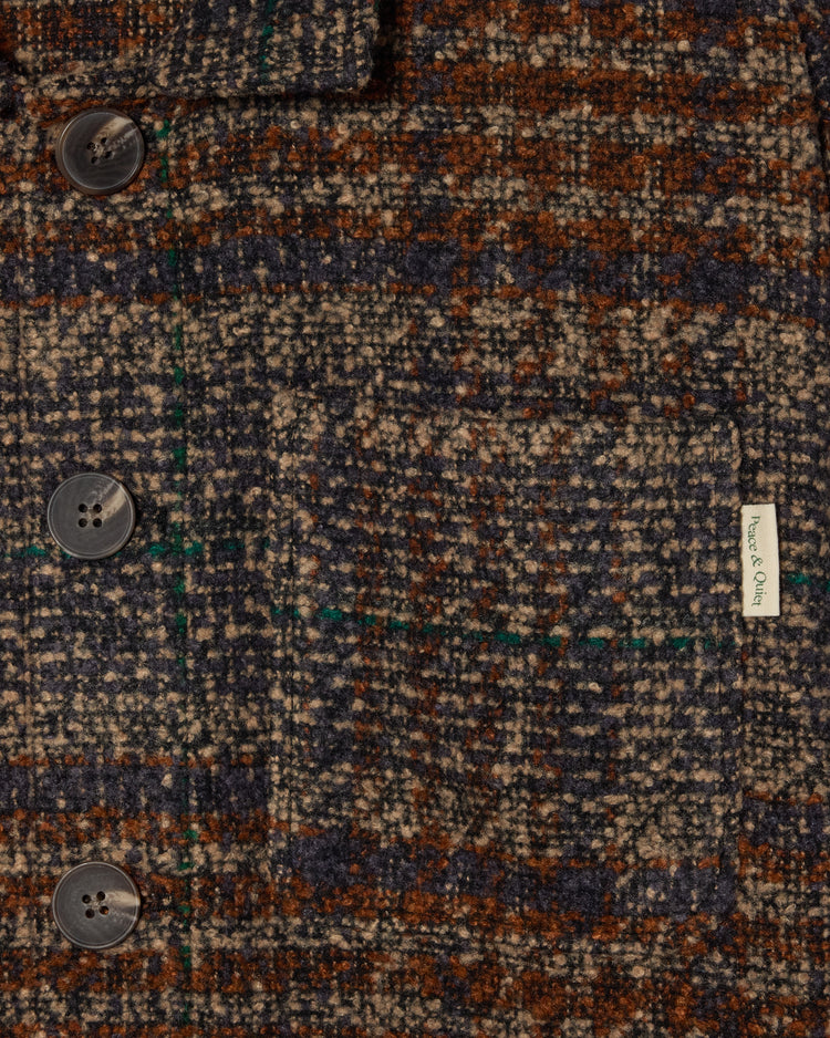 Chore Tweed Coat - Taupe
