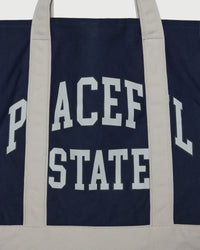 Peaceful Boat Tote - Navy