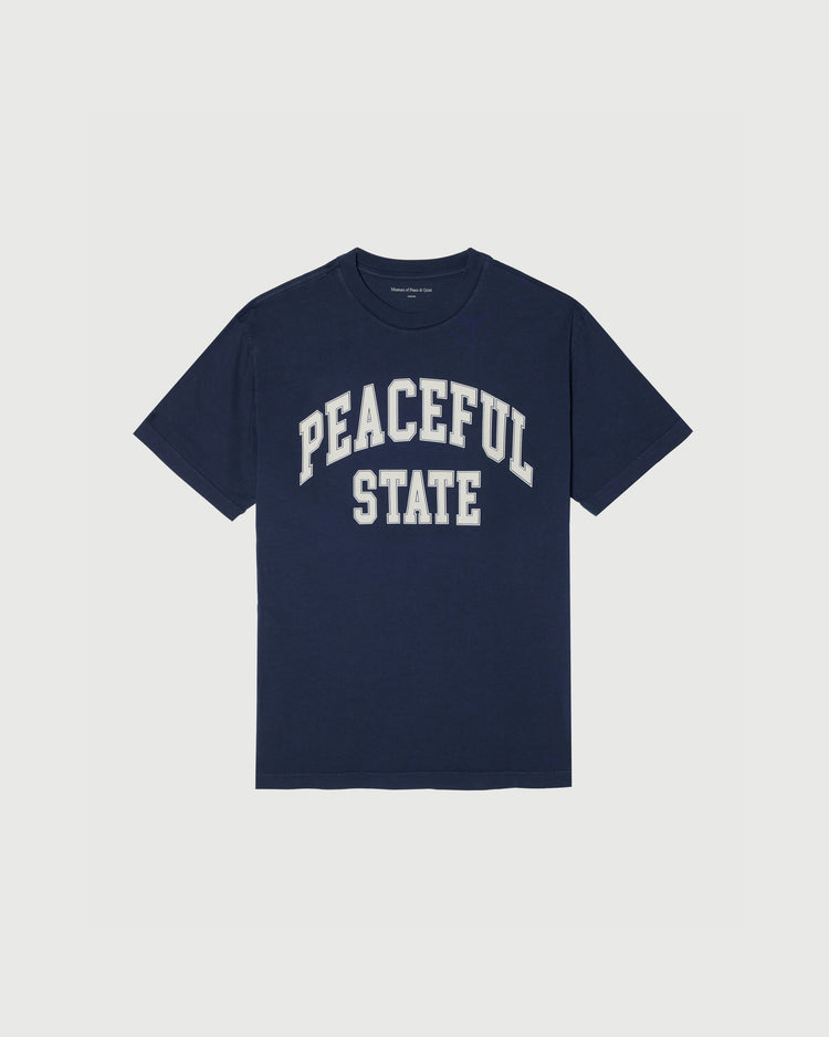 Peaceful Tee - Navy
