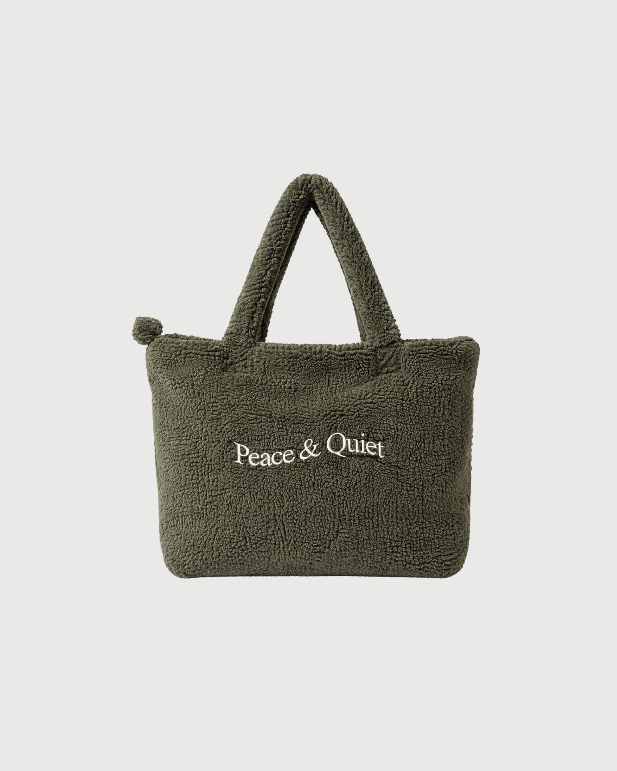 Wordmark Sherpa Tote - Forest