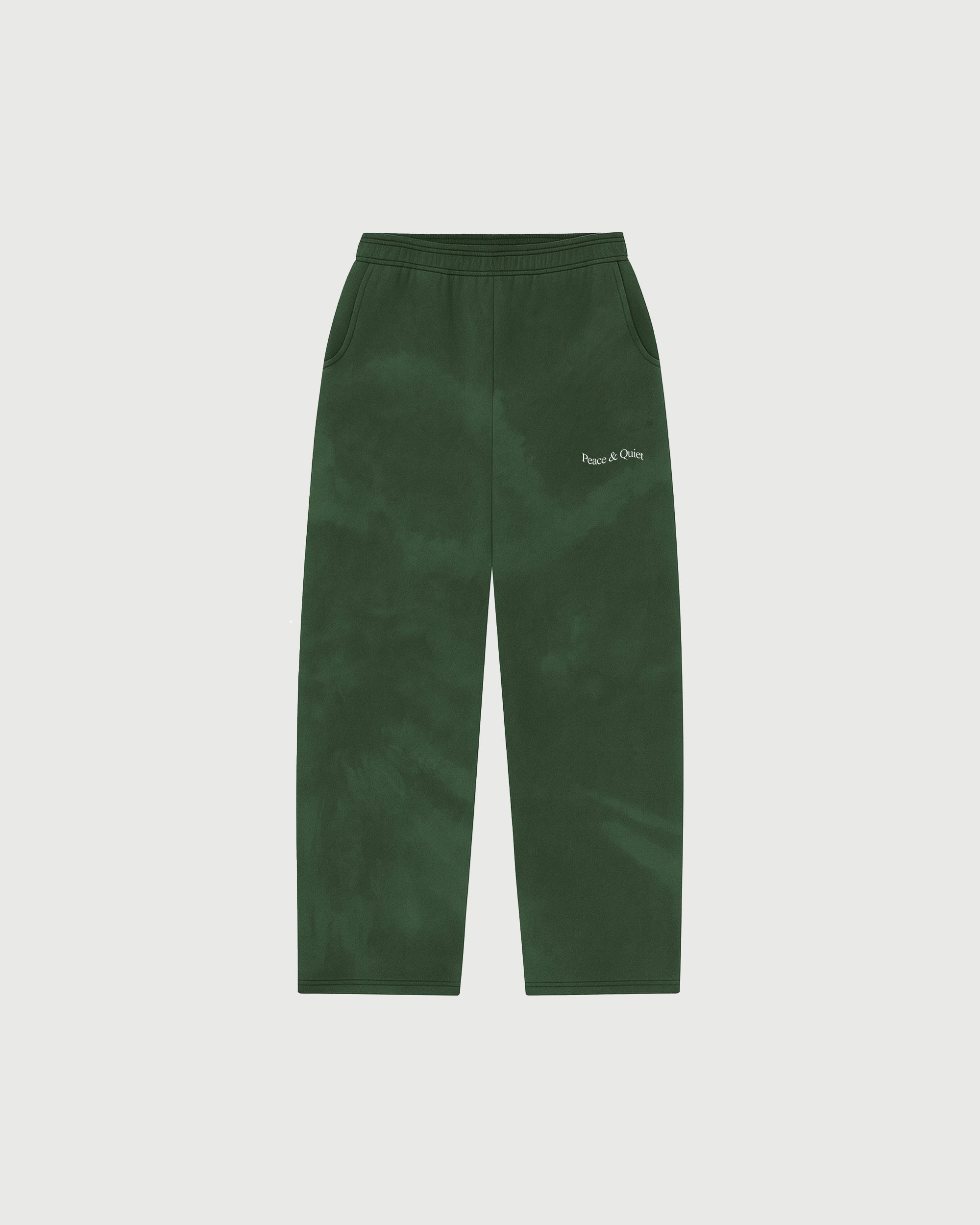 Wordmark Tyedye Sweatpants - Forest