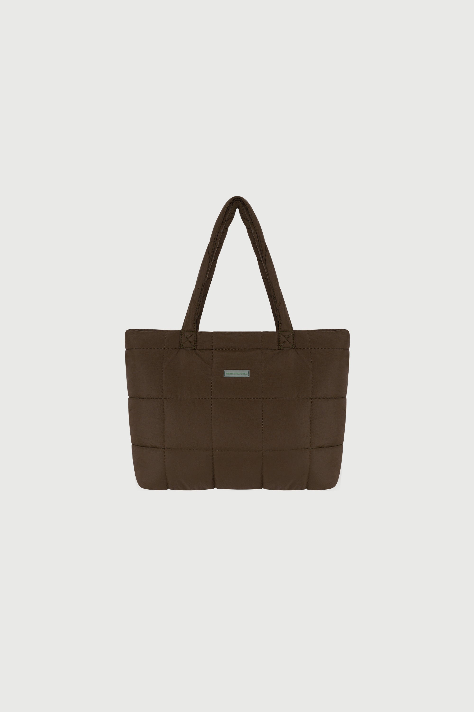 Nylon Tote - Brown