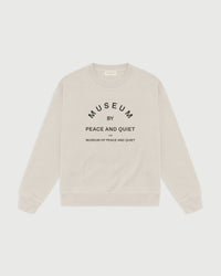 Museum by PQ Crewneck - Bone