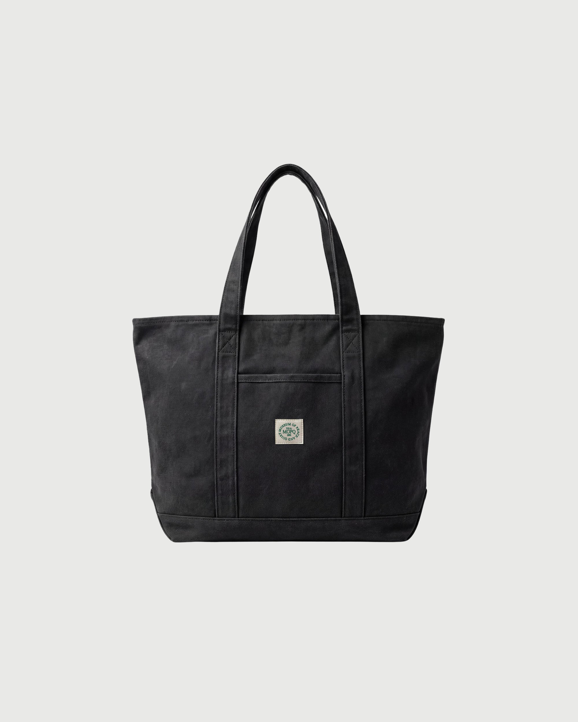Utility Canvas Boat Tote - Black