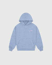 Wordmark Valentine Hoodie - Baby Blue