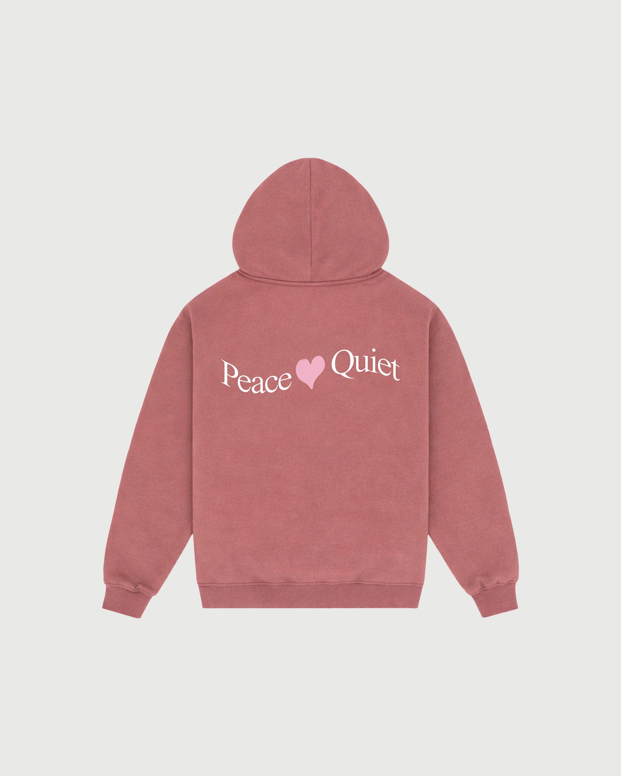 Wordmark Valentine Hoodie - Rose