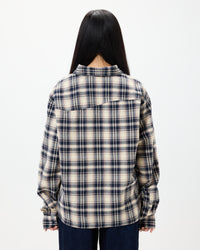 Wordmark Button Up - Navy