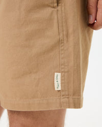 Leisure Twill Shorts - Tan
