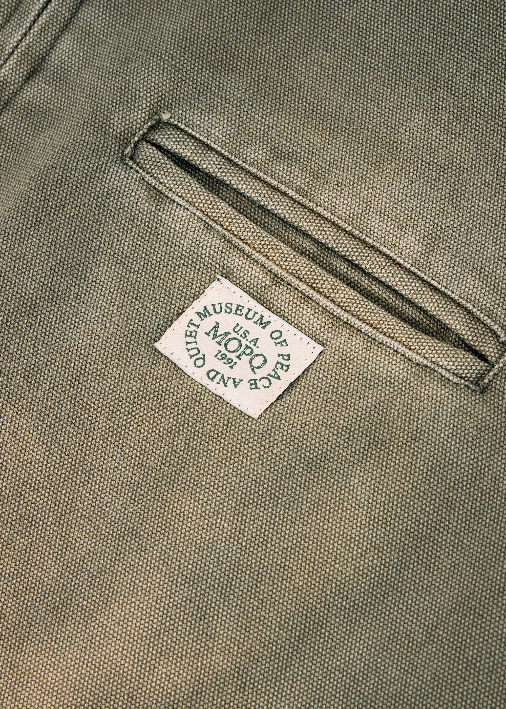 Wordmark Canvas Work Jacket - Forest