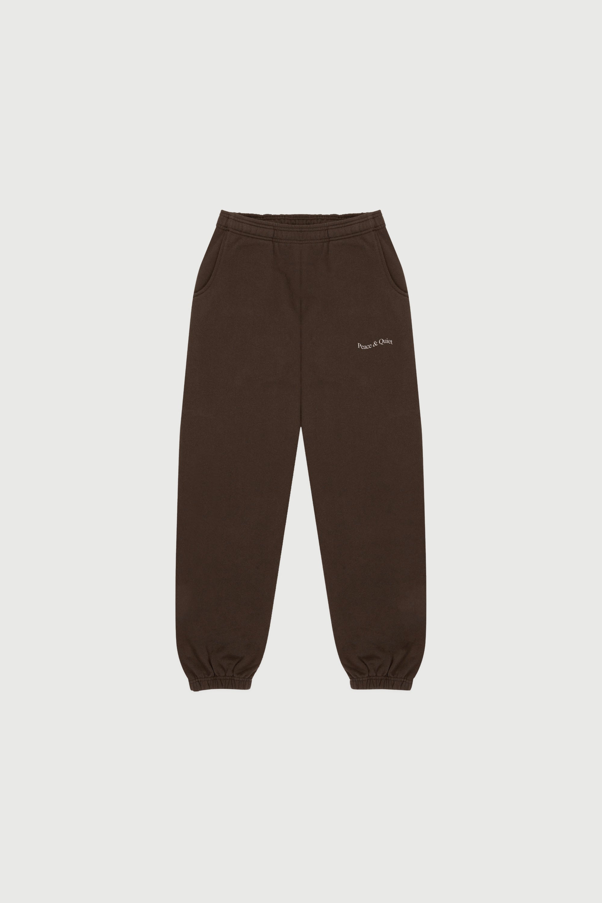 Wordmark Sweatpants - Brown